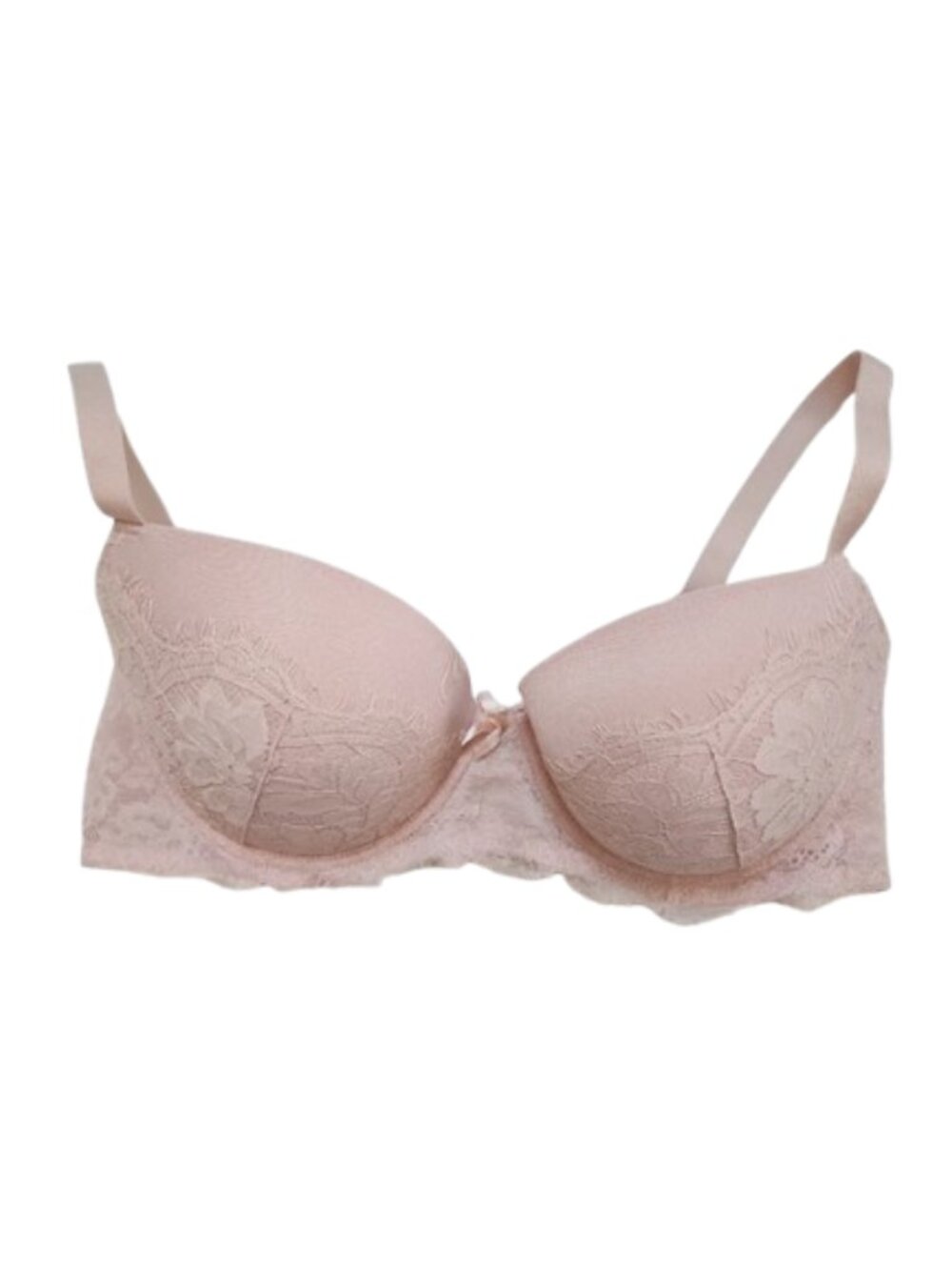 Jaclyn Smith Pink Lace Underwire Bra Lightly Padded
